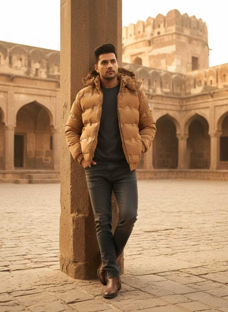 The Classic Camel Puffer